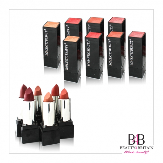 24 Lipstick Luxury Romantic Beauty (12 Different Shades)