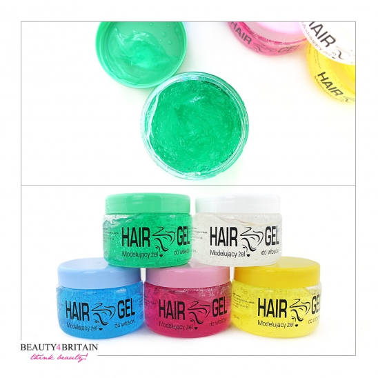 12 Hair Gel Styling 5 Colours 150 ml