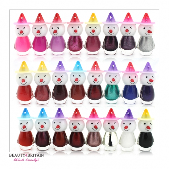 24 Nail Polish Clown 24 Colours