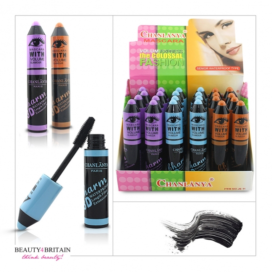 24 Black Mascara Set Extra Volume