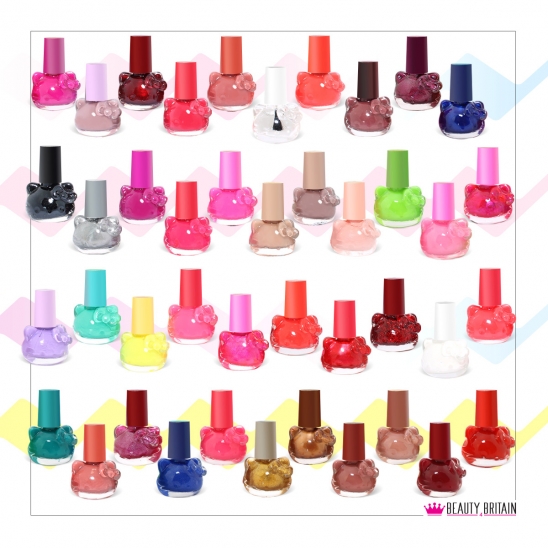 24 or 48 Nail Polish Set Kitty Shaped