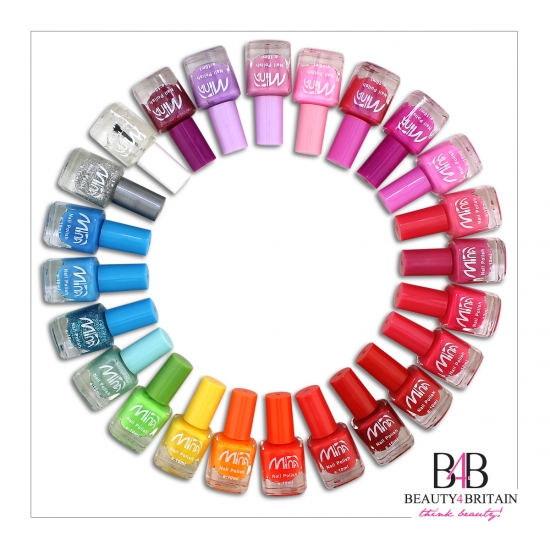 24 Nail Polish Mina 10ml (Set B) - Click Image to Close