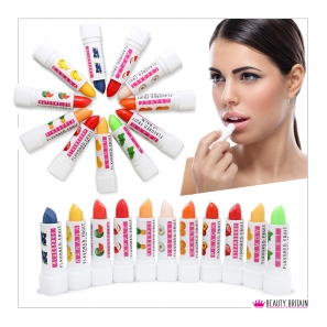 12 Magic Lip Balms 12 Different Fruity Flavours