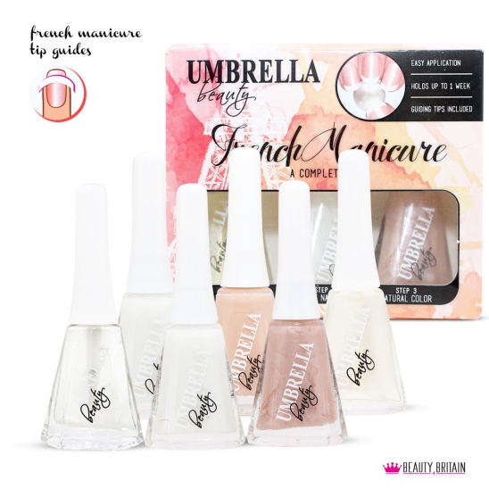 6 French Manicure Nail Polish Set