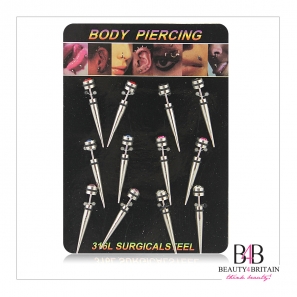 12 Body Piercing Set