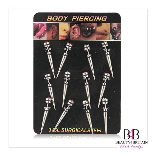 12 Body Piercing Set