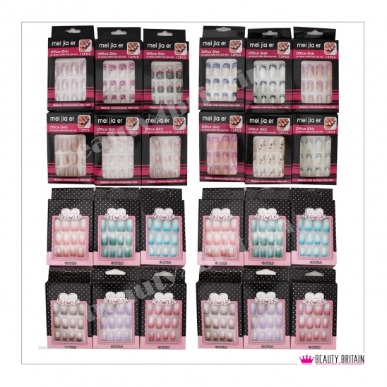 96 Boxes x 12 False Nails