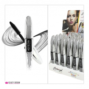 24 Black Luxury Mascara Waterproof Aifeiya White