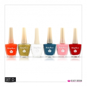 6 Nail Polish Set