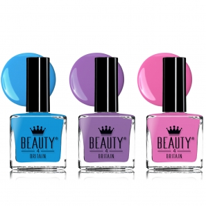 6 Luxury Nail Polish 6 Bright Rainbow Colours Candy