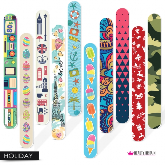 10 Nail Files 10 Designs/6 Styles - Click Image to Close