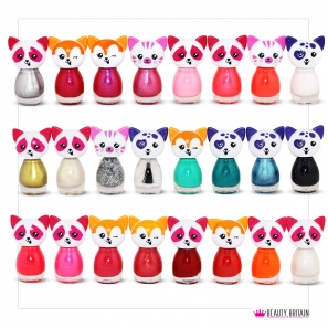 24 Nail Polish Set Cat Shaped