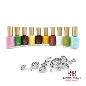 36 Nail Polish Diamond Gloss Set Made in UK