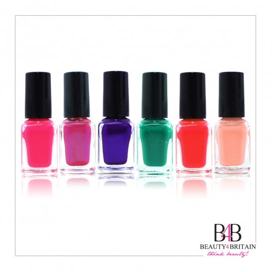 6 Nail Polish Set 6 ml Set D