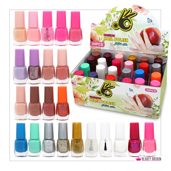 48 Nail Polish 2 Boxes Different Colours - Click Image to Close