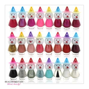 24 Nail Polish Clown Shaped 24 Colours