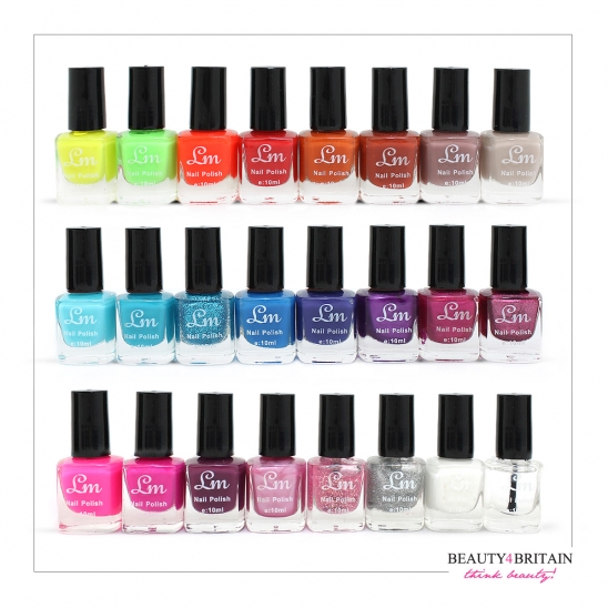 24 Nail Polish 24 Different Colours Set C