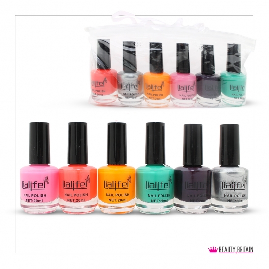 6 Nail Polish Set 20 ml Lialifei Set C