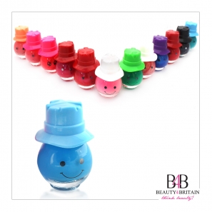 24 Nail Polish Hat Shaped 12 Different Colours Set