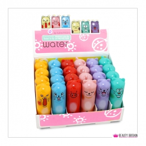 24 Lip Balm Animals 6 Flavours