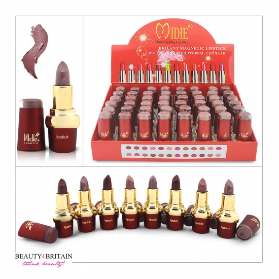 48 Luxury Lipstick Set Midie - Click Image to Close