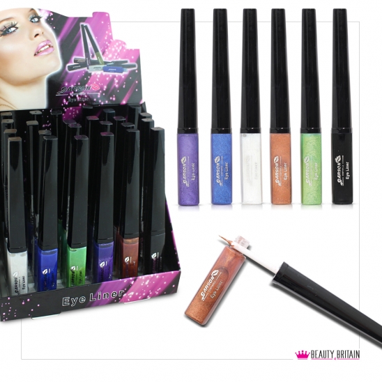 24 Colourful Liquid Eyeliner Set 6 Different Colours