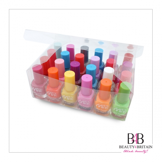 24 Nail Polish Mina 10ml (Set B) - Click Image to Close