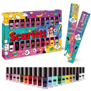 20 Nail Polish Set Scarlett