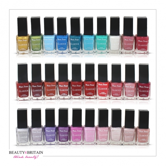 30 Nail Polish "Glamour" Set A