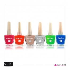 6 Nail Polish Set