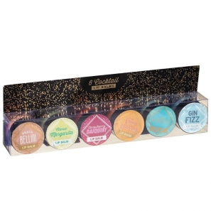 6 Cocktail Lip Balm Set 6 Flavours