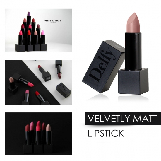 Velvetly Matt Lipstick Delfy - Click Image to Close