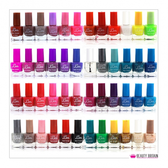 50 Nail Polish Set 48 Colours