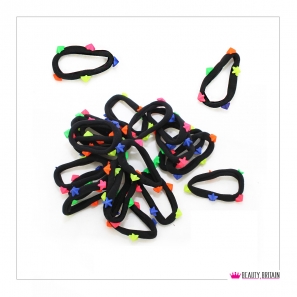 100 pcs Hair Elastic Bands Different Colours