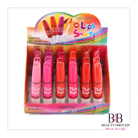 24 Lip Gloss Lips Sweet - Click Image to Close