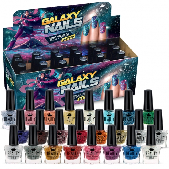 24 Nail Polish Set Galaxy - Click Image to Close