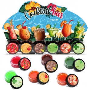 Set of 6 Flavoured Lip Balm Set Nourishing Scented Lip Balms