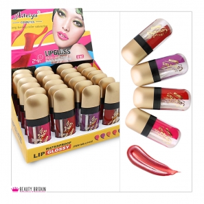 24 Double Lip Gloss Colour & Gloss 3D Effect