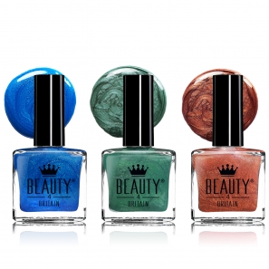 Glam & Shimmer by Beauty4Britain Set of 6 Nail Polishes 10 ml