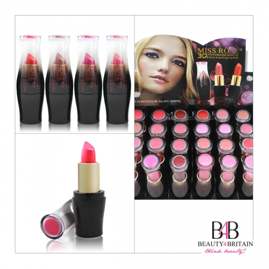 24 Brilliant Smoothing Lipstick 3D Miss Rose - Click Image to Close