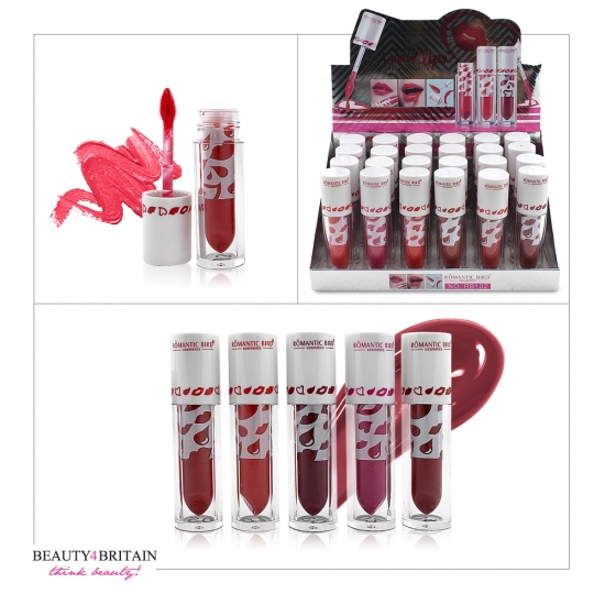 24 Liquid Lip Gloss Lipstick Set - Click Image to Close