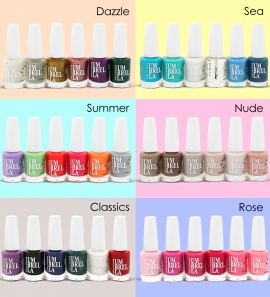 6 Nail Polish 6 Different Colour Sets