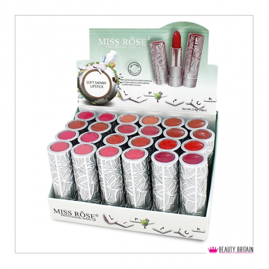 24 Lipstick Luxury Miss Rose (Different Shades) - Click Image to Close