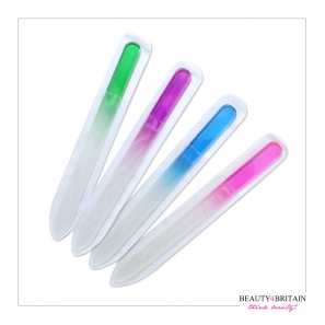 12 Glass Crystal Nail Files