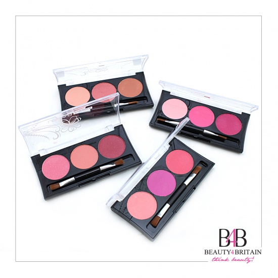 24 Triple Blush Blusher Set Ushas - Click Image to Close