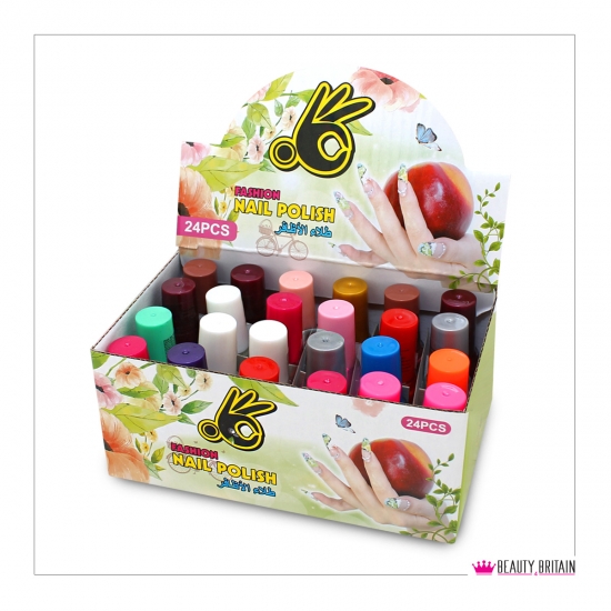 48 Nail Polish 2 Boxes Different Colours - Click Image to Close