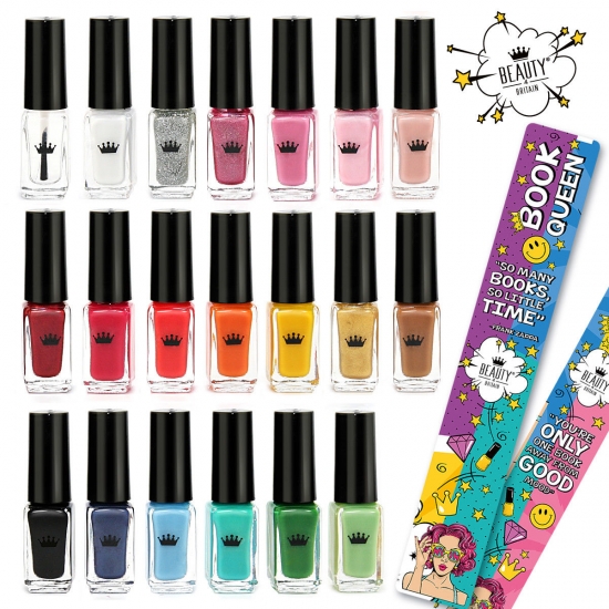 20 Nail Polish Set Scarlett - Click Image to Close