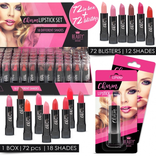 144 Lipstick Set - Blisters & Luxury Display Box