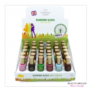 36 Nail Polish Diamond Gloss Set Made in UK