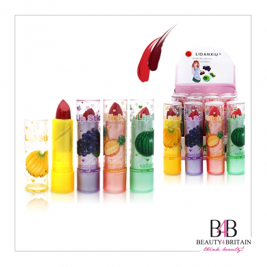 72 x Lipsticks Fruity (Assorted Colours)